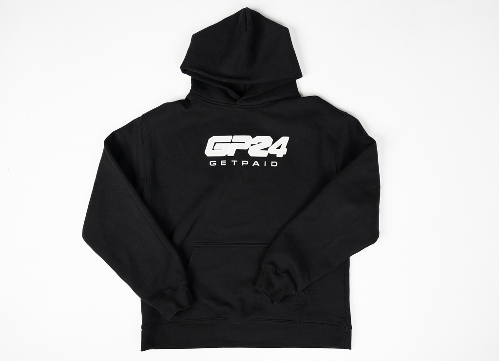 GP MIDNIGHT BLACK/SILVER V1 HOODIE