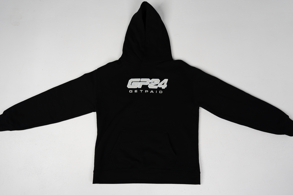 GP MIDNIGHT BLACK/SILVER V1 HOODIE